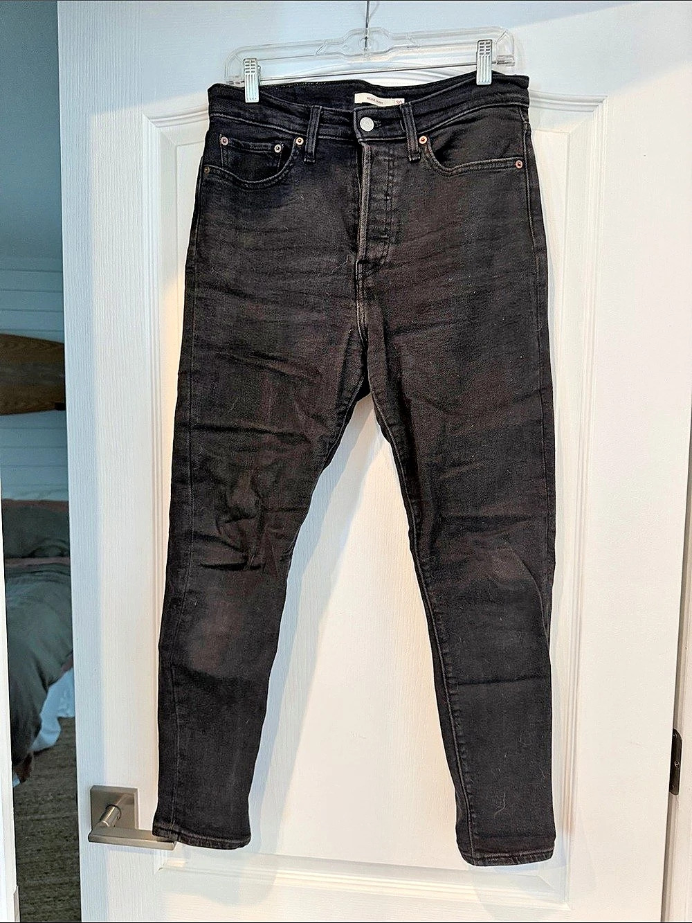 Levi's Wedgie Skinny Black Skinny Jeans Waist 30